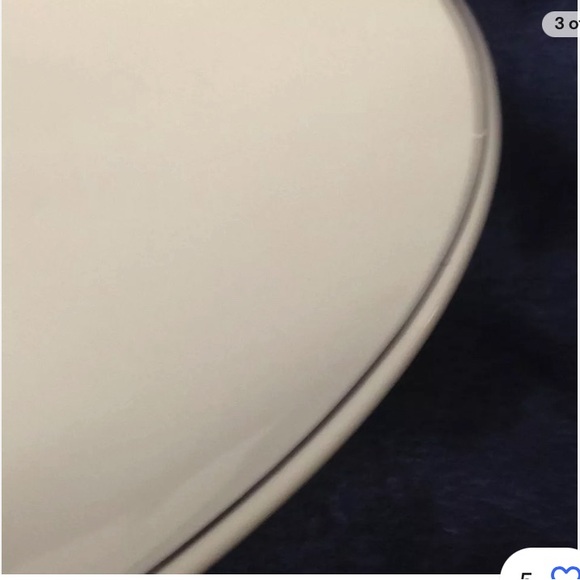 L'HOTEL DES ROYALES FRANCE OVAL PLATTER 12" PLATINUM PARIS N 17 RUE DE L'ABEILLE - Picture 3 of 5